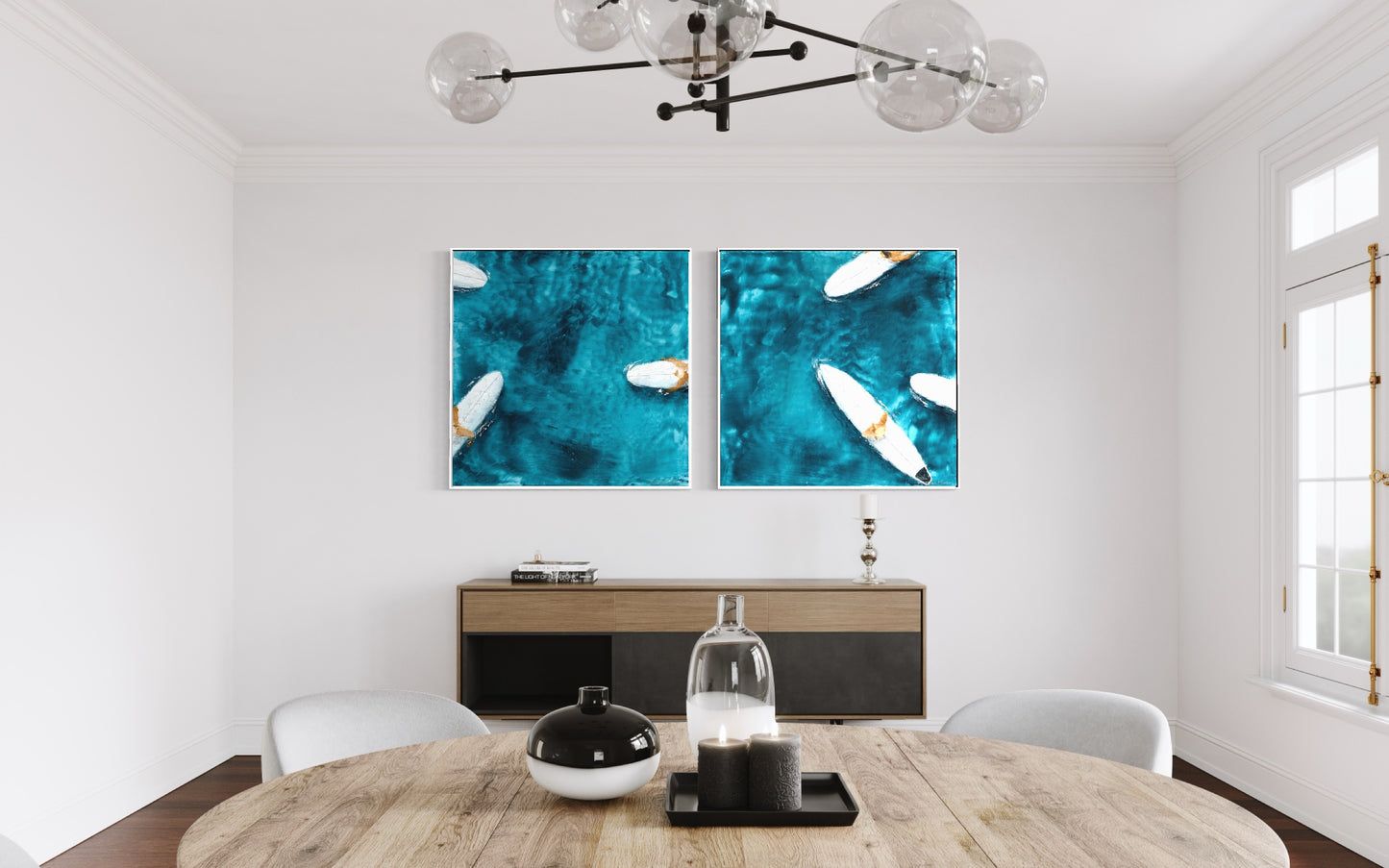 Limited Edition Print Navy Surfers II