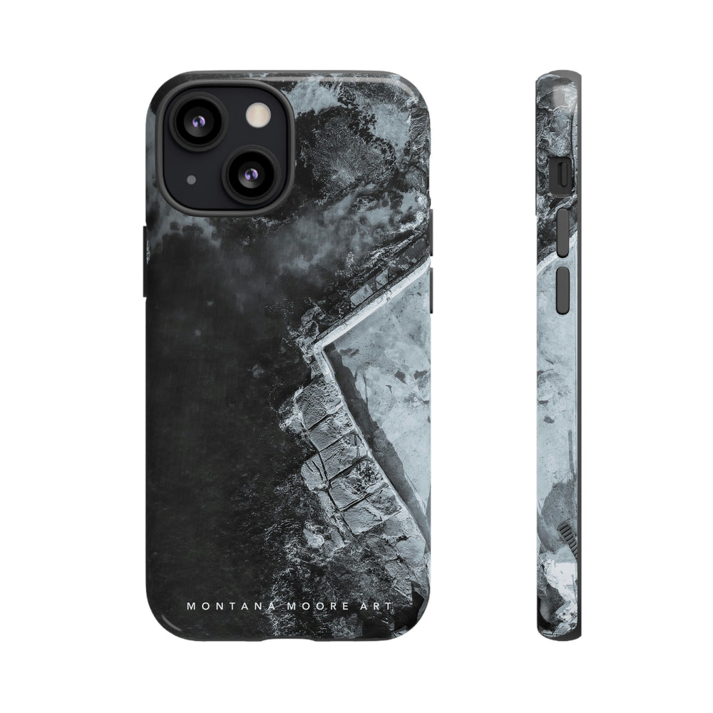 
                  
                    Cabbage Tree Ocean Pool BW | Phone Case
                  
                