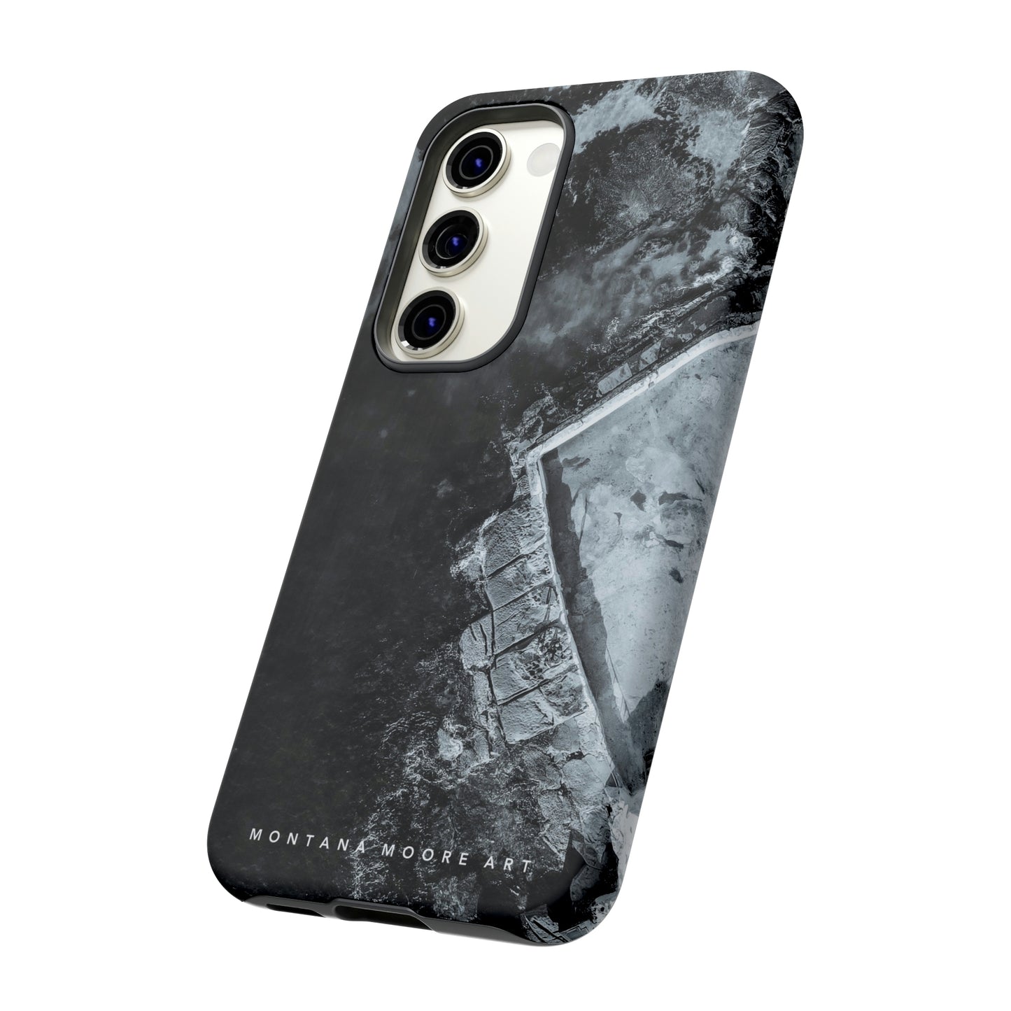 
                  
                    Cabbage Tree Ocean Pool BW | Phone Case
                  
                