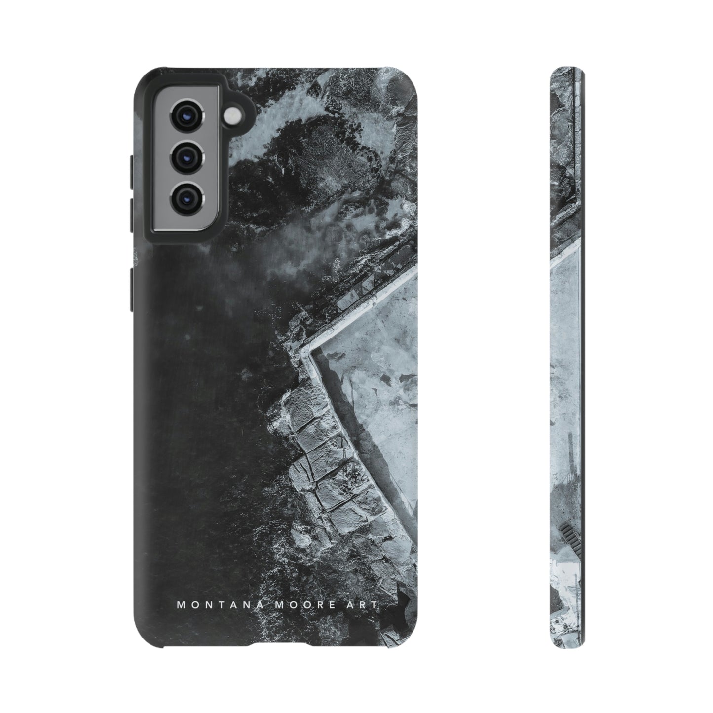 
                  
                    Cabbage Tree Ocean Pool BW | Phone Case
                  
                