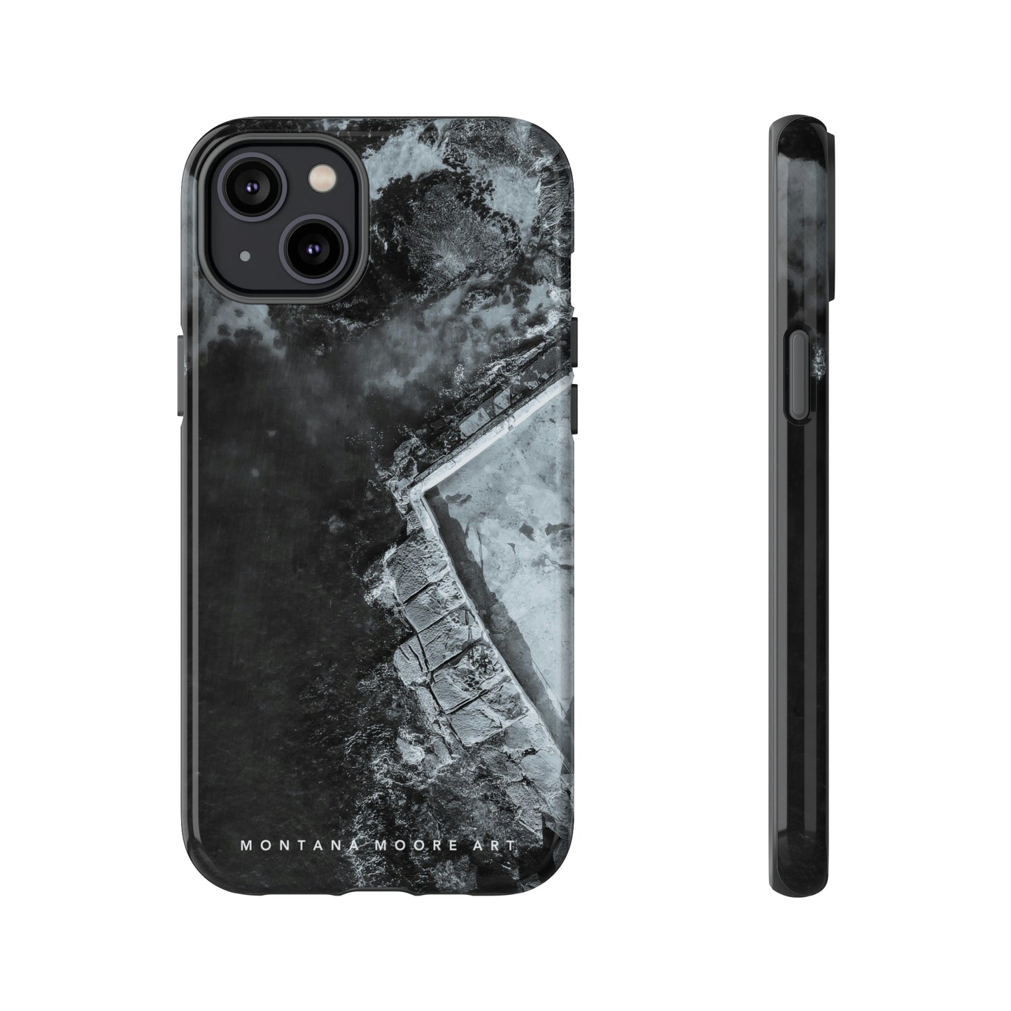 
                  
                    Cabbage Tree Ocean Pool BW | Phone Case
                  
                