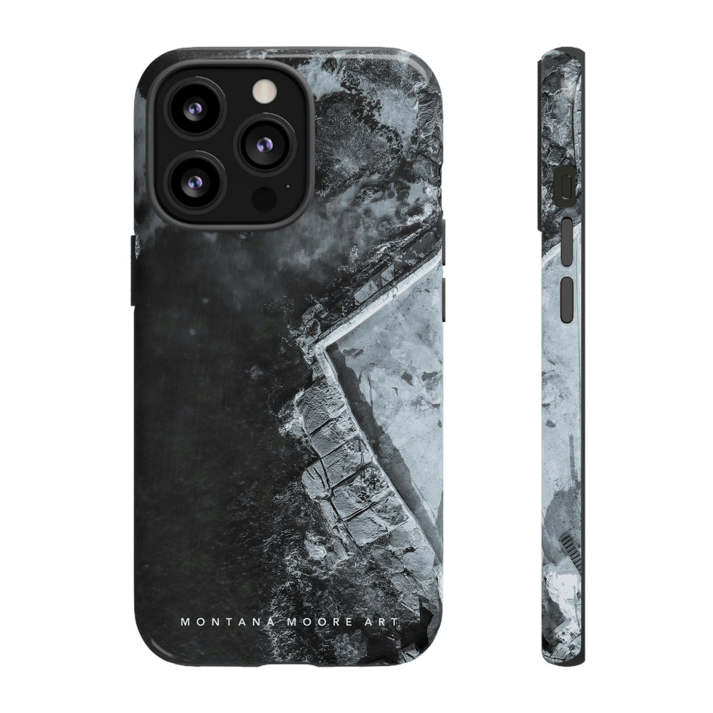 
                  
                    Cabbage Tree Ocean Pool BW | Phone Case
                  
                