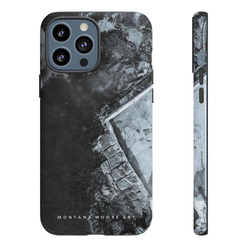 
                  
                    Cabbage Tree Ocean Pool BW | Phone Case
                  
                