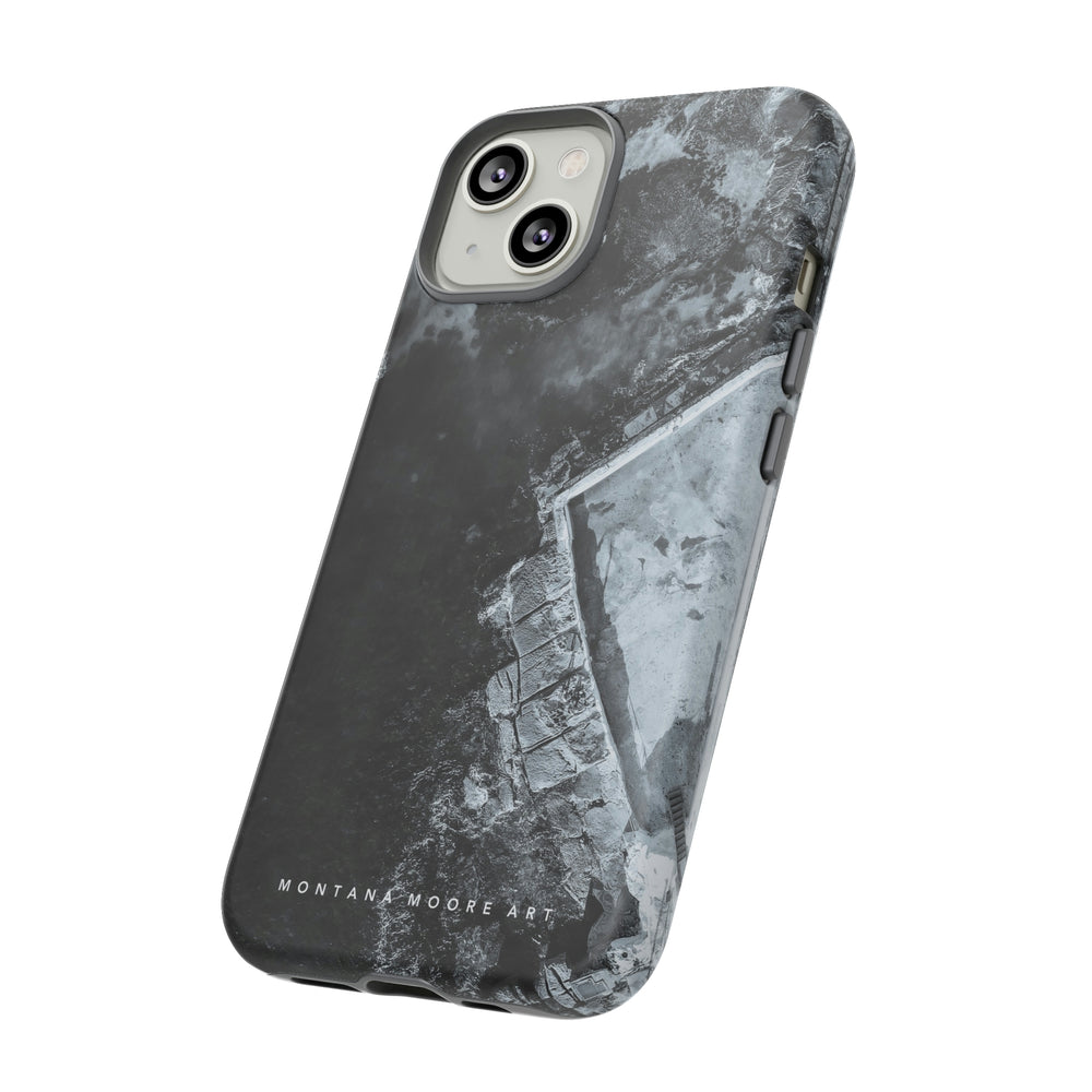 
                  
                    Cabbage Tree Ocean Pool BW | Phone Case
                  
                