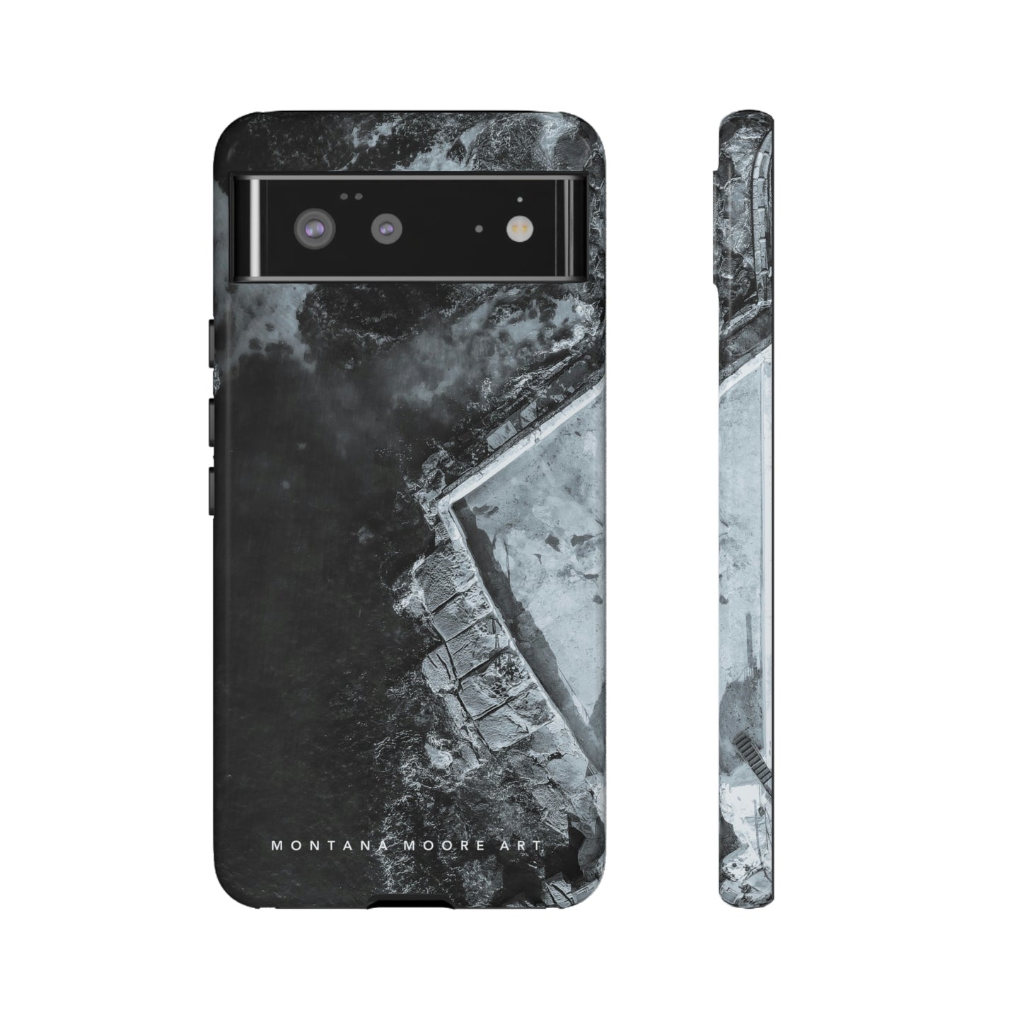 
                  
                    Cabbage Tree Ocean Pool BW | Phone Case
                  
                