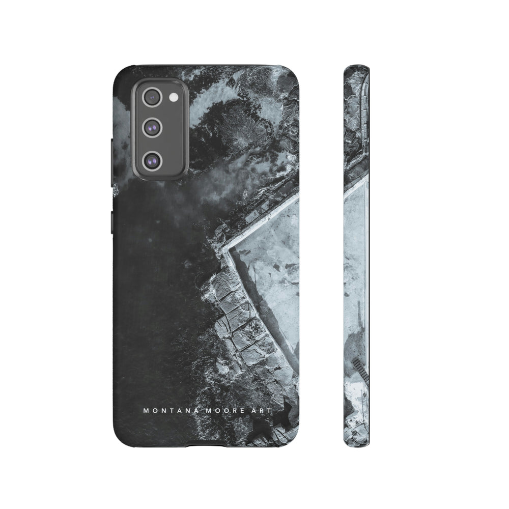 
                  
                    Cabbage Tree Ocean Pool BW | Phone Case
                  
                