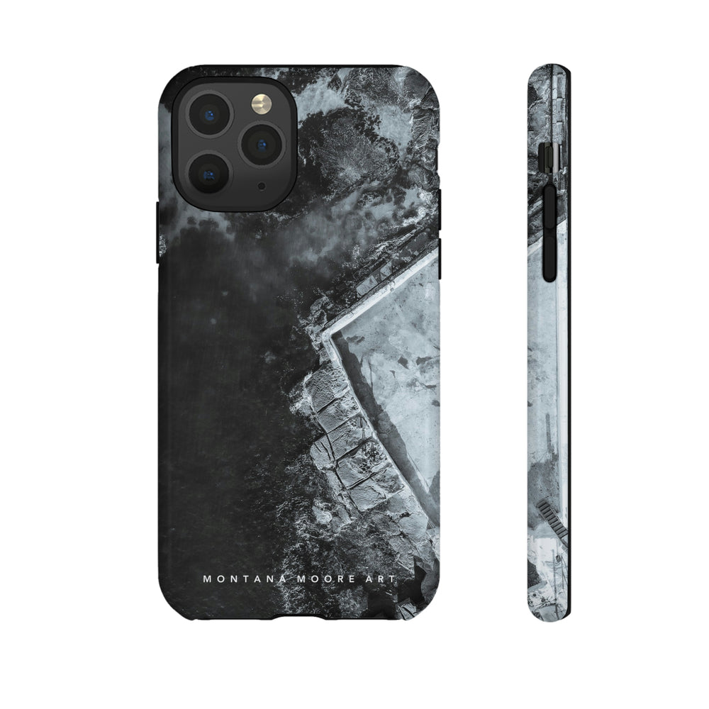 
                  
                    Cabbage Tree Ocean Pool BW | Phone Case
                  
                