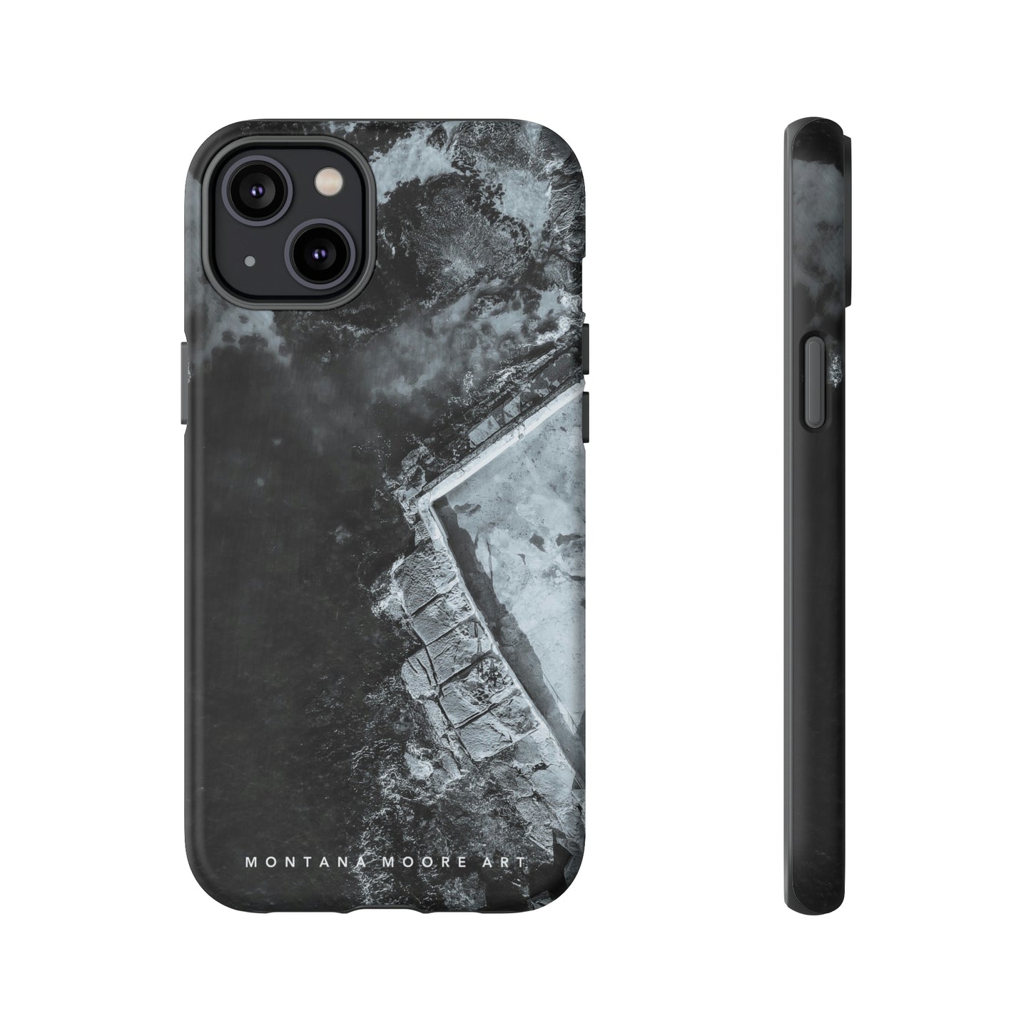 
                  
                    Cabbage Tree Ocean Pool BW | Phone Case
                  
                