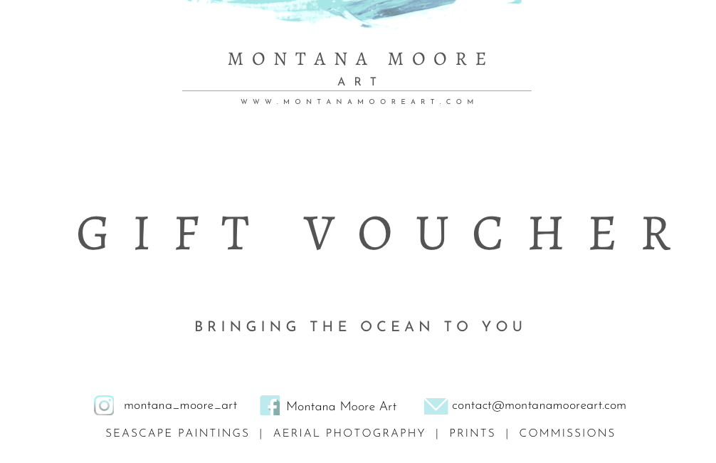 Montana Moore Art Gift Card Voucher - Digital