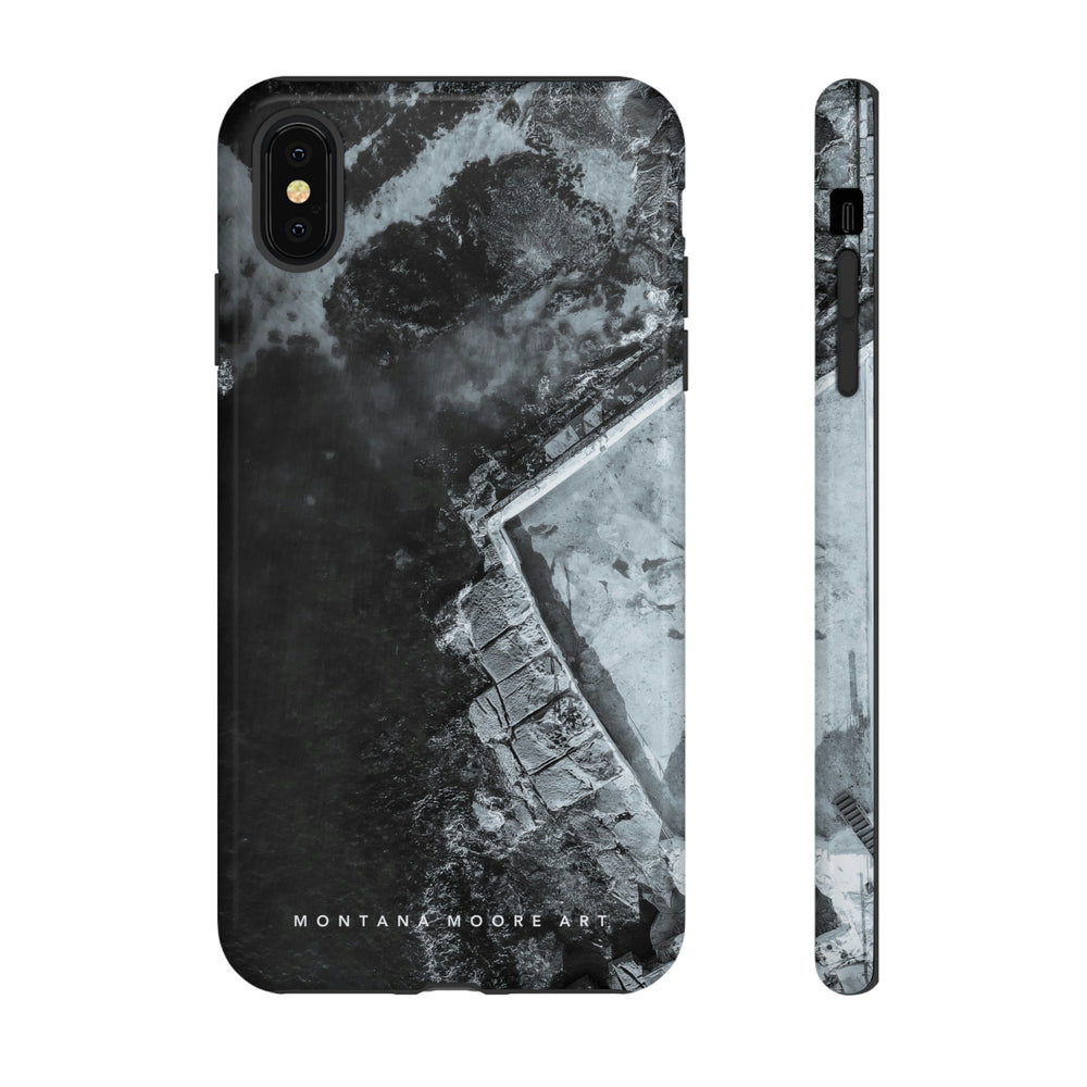 
                  
                    Cabbage Tree Ocean Pool BW | Phone Case
                  
                