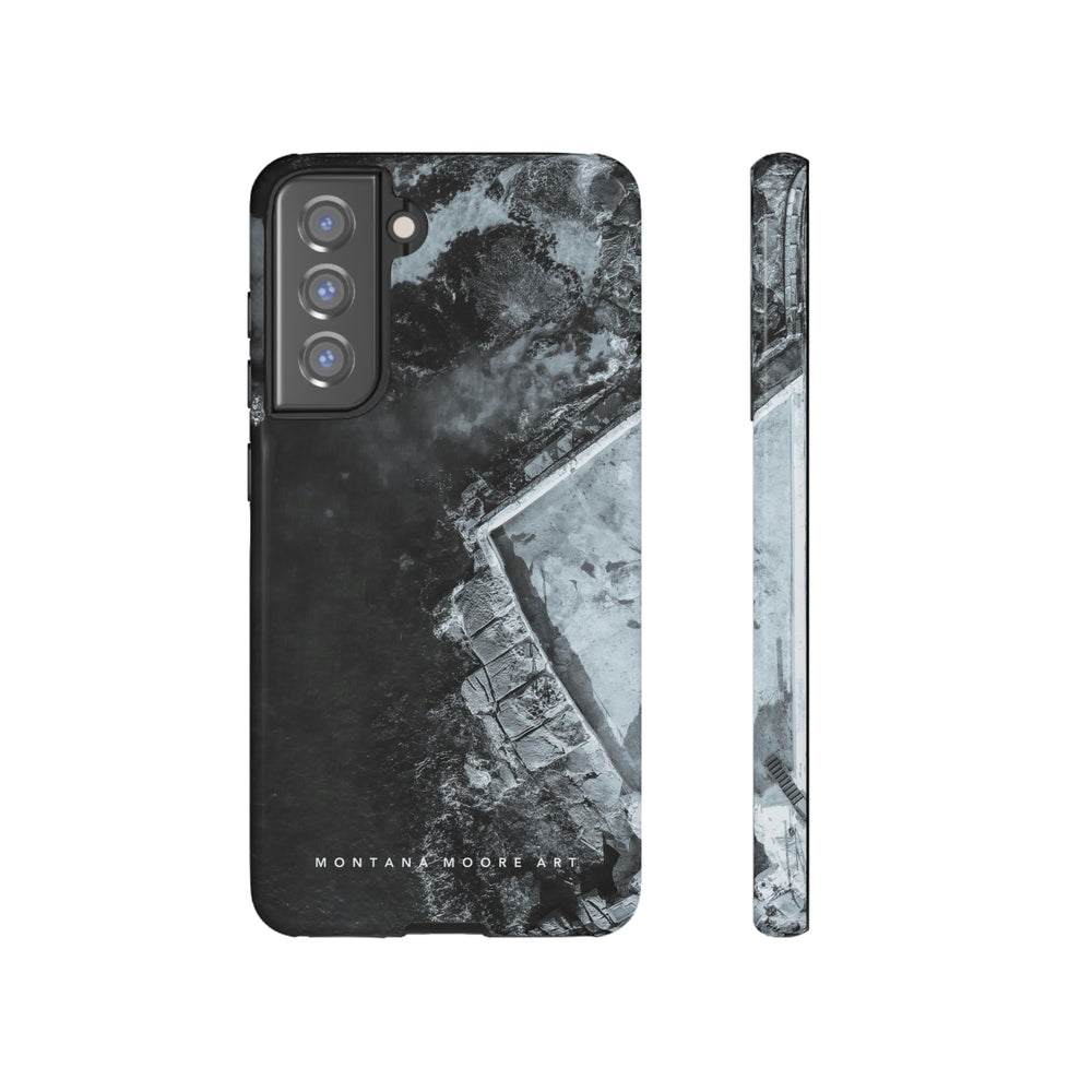 
                  
                    Cabbage Tree Ocean Pool BW | Phone Case
                  
                