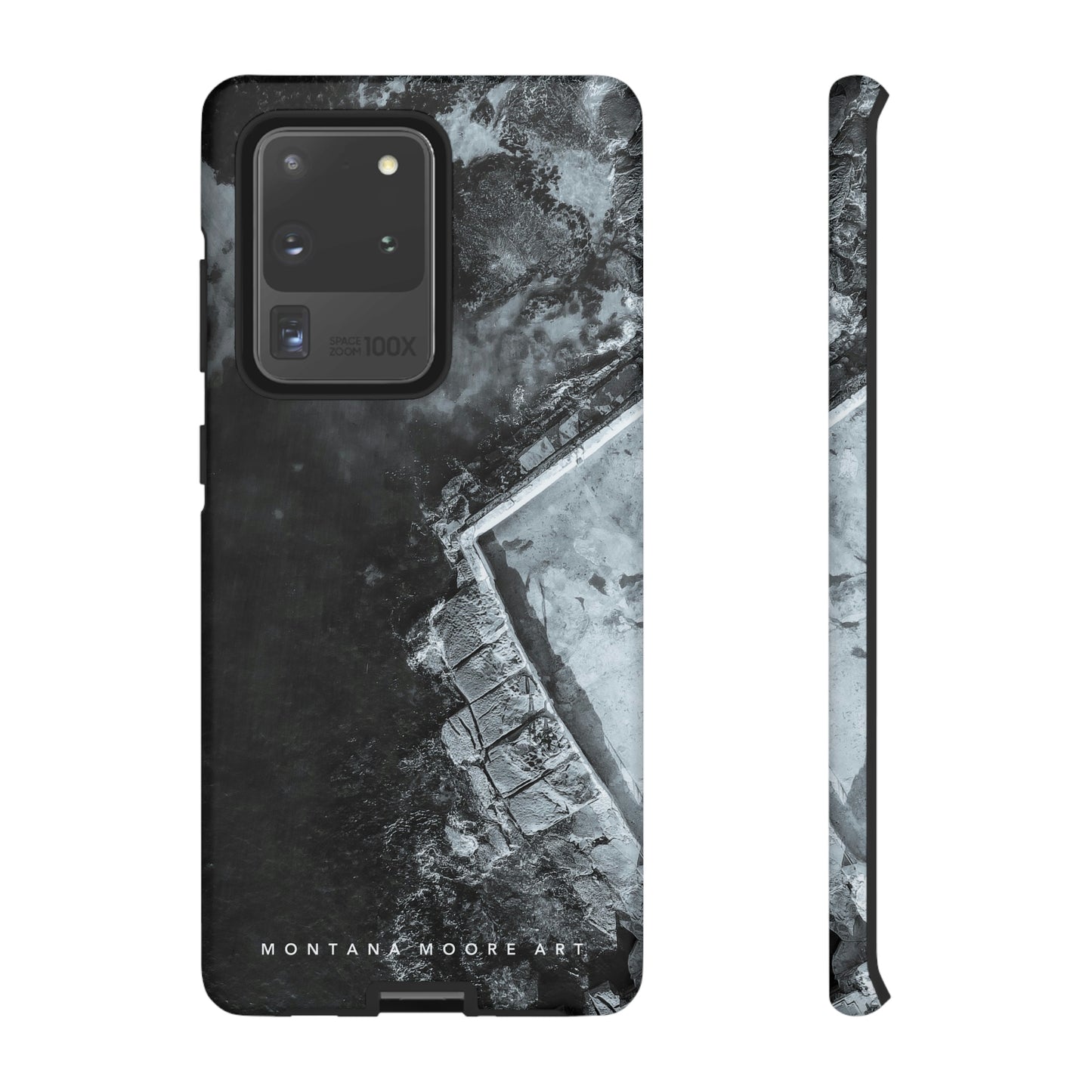 
                  
                    Cabbage Tree Ocean Pool BW | Phone Case
                  
                