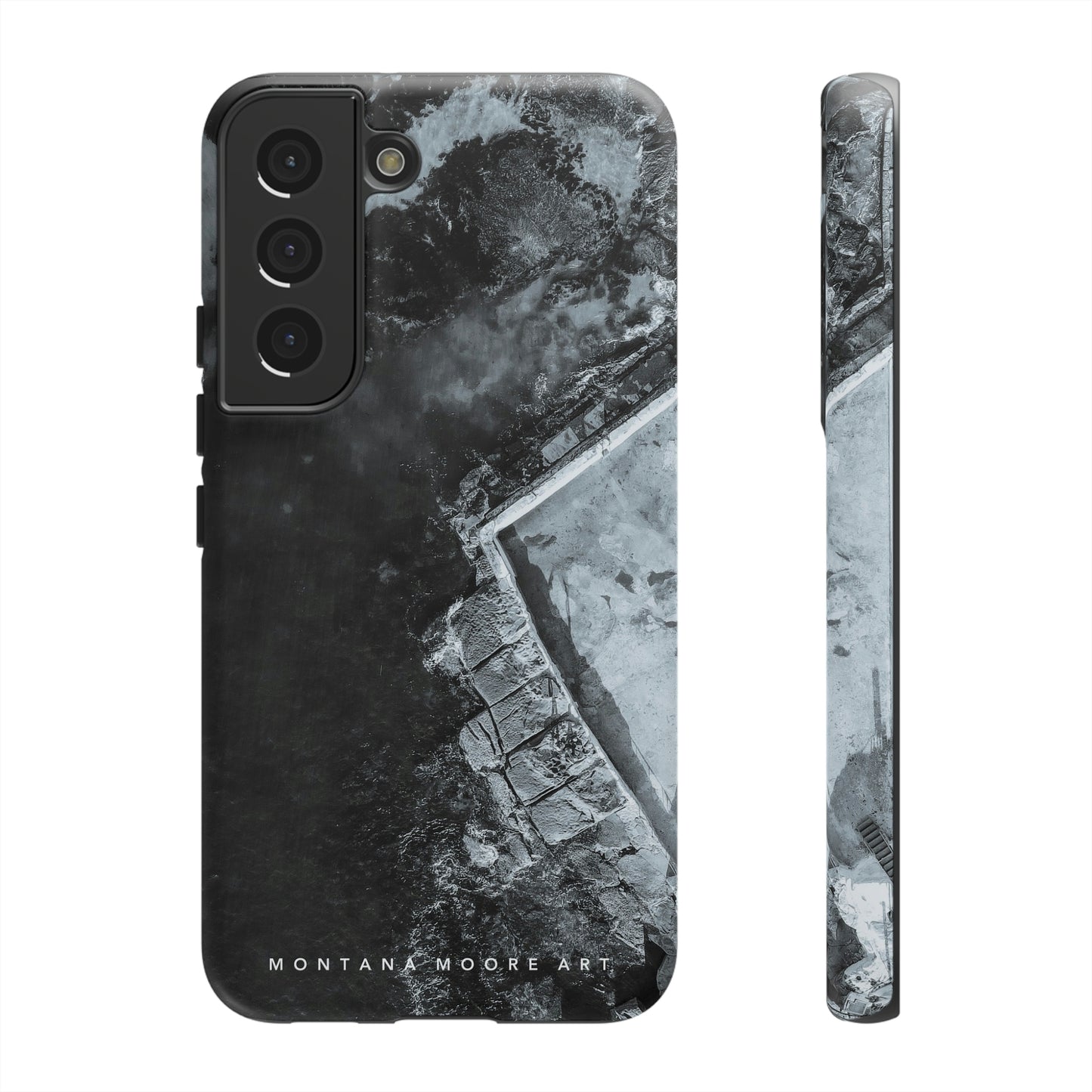 
                  
                    Cabbage Tree Ocean Pool BW | Phone Case
                  
                